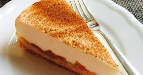 Süßes Rezept für Pudding-Torte mit Apfelmus | freundin.de