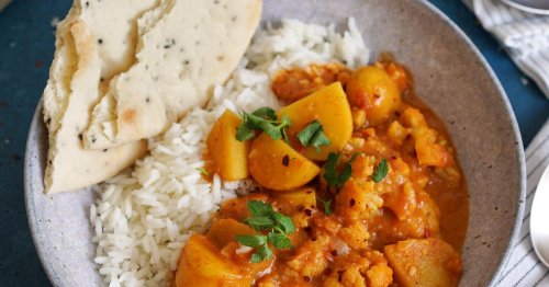 Schmeckt wie im indischen Restaurant: Rezept für Kartoffel-Blumenkohl-Curry