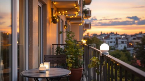 Dieses Must-have für den Sommerabend auf dem Balkon vereint LED-Lampe, Musikbox und Getränkehalter