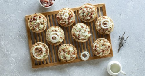 Blitzrezept für den Herbst: Flammkuchen-Muffins