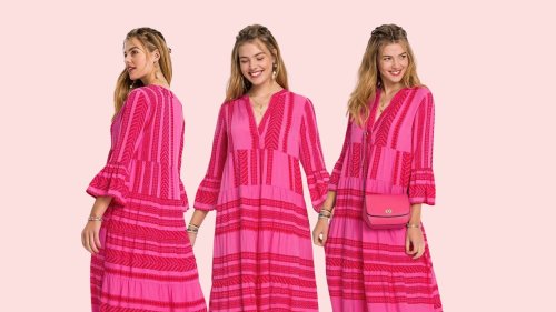 Wie aus einer Boutique auf Kreta: Dieses schmeichelnde Sommerkleid shoppen gerade alle Modeprofis