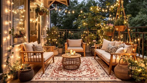Wie ich meinen Balkon mit nur 40 Euro sofort edler und gemütlicher gemacht habe