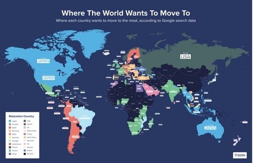 Relocation Is the New Way to Travel, but Where Do People Want to Move?