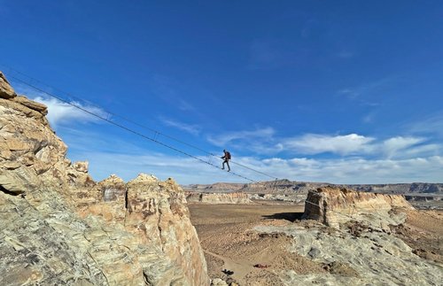 Would You Climb This Heart-Stopping Sky Ladder 400 Feet Above the Utah Desert?