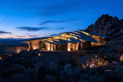Unreal House in Desert