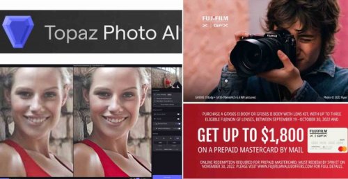 Last Week to Save 32% on Topaz Photo AI and Fujifilm GFX Deals Continue - Fuji Rumors