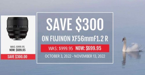Huge $300 Rebate on Fujinon XF56mm f/1.2 R - Fuji Rumors