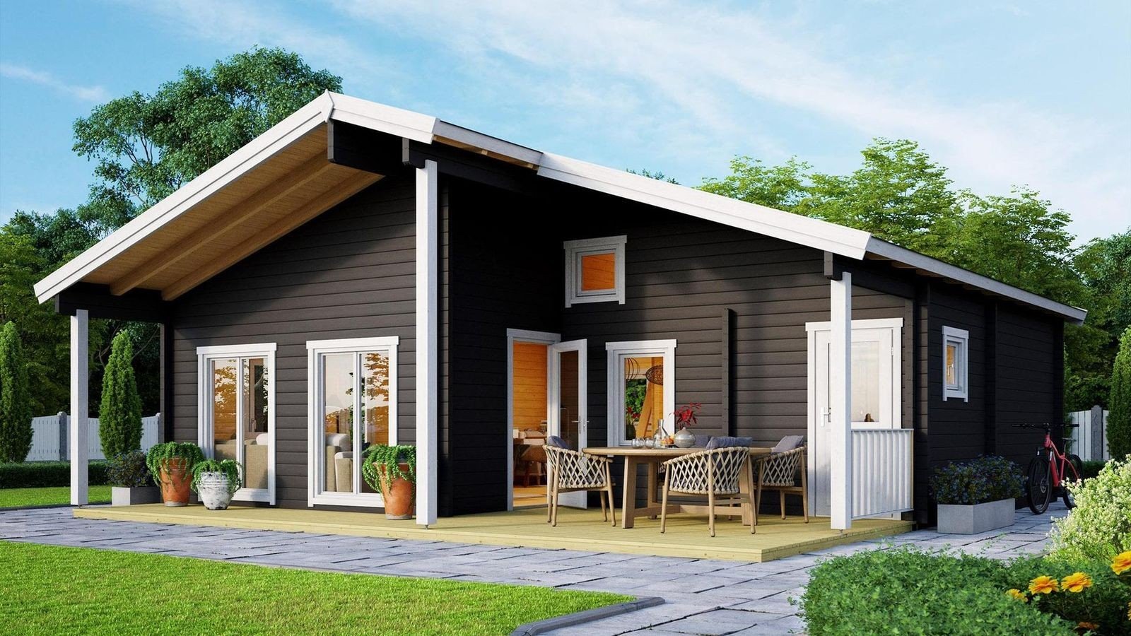 Tchibo bietet Holzhaus für 50.000 Euro: Gibt es einen Haken?