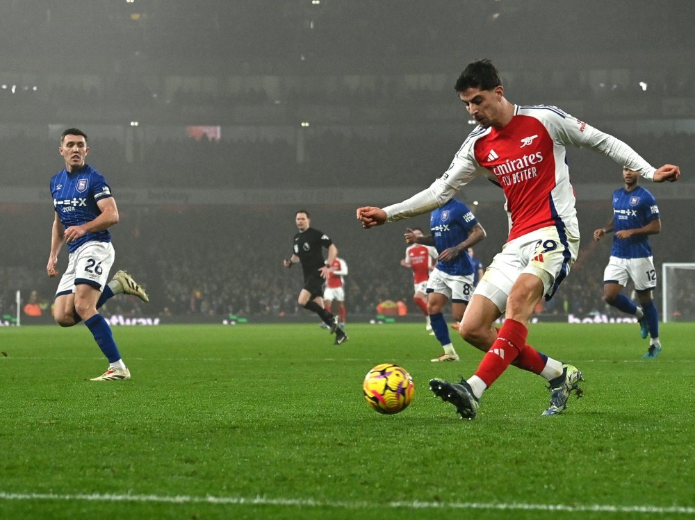 Havertz trifft: Arsenal springt auf Platz zwei