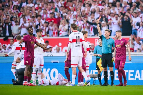Tränen und Tore: Stiller-Aus bei VfB-Sieg gegen Augsburg