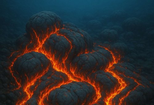 Une éruption volcanique sous-marine incroyable observée à 2 500 mètres de profondeur dans le Pacifique !