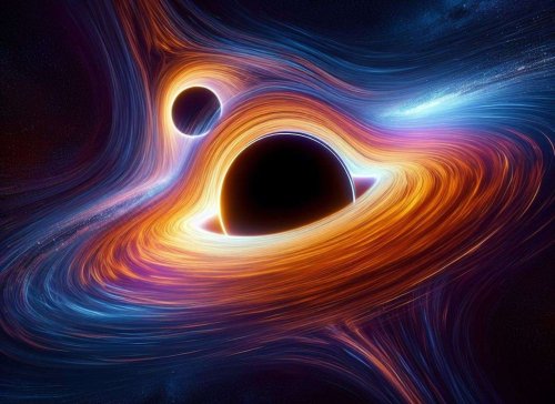 Deux trous noirs de 28 milliards de masses solaires sont bloqués depuis des milliards d'années, pourquoi ?