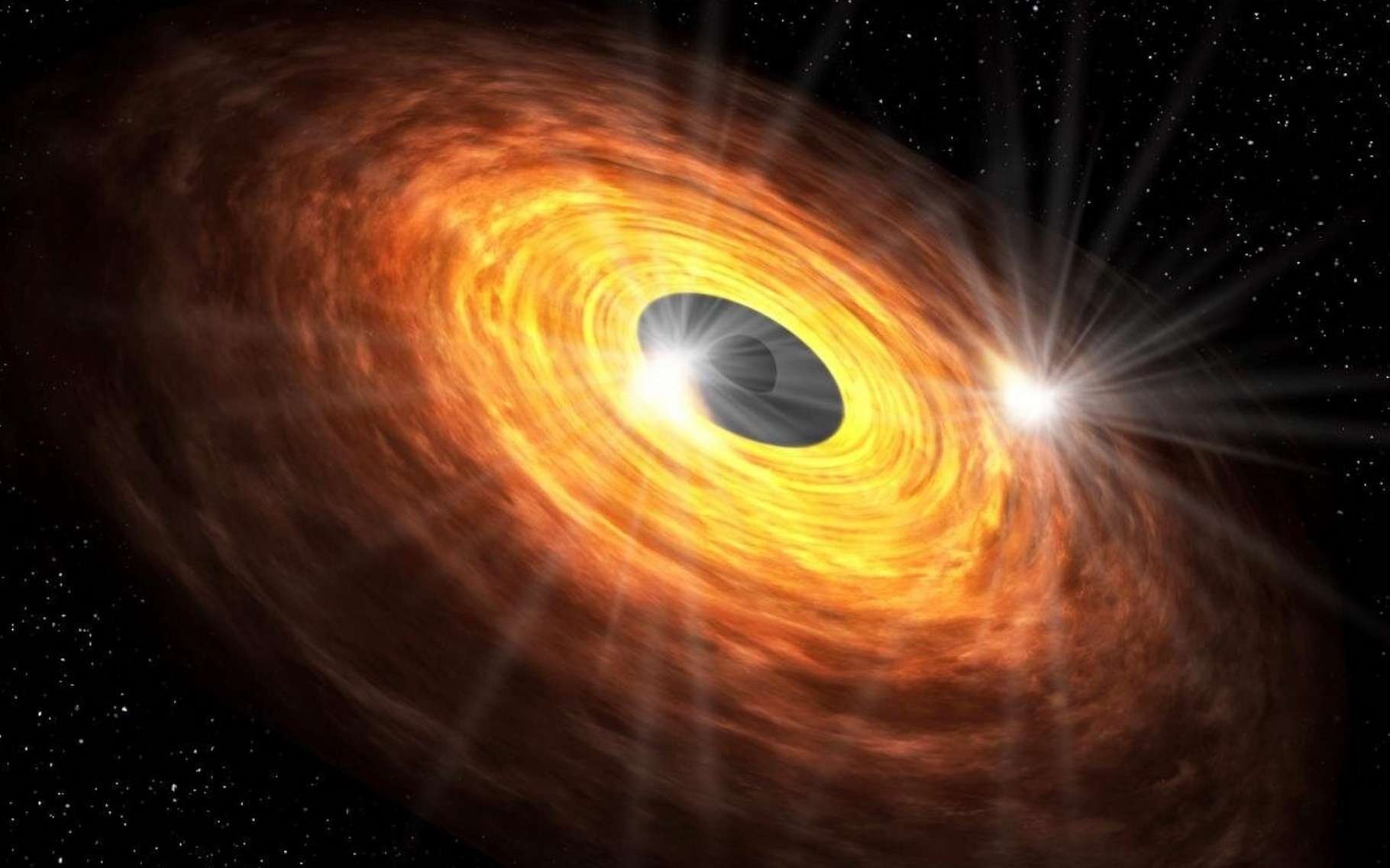 Le trou noir au centre de la Voie lactée clignote