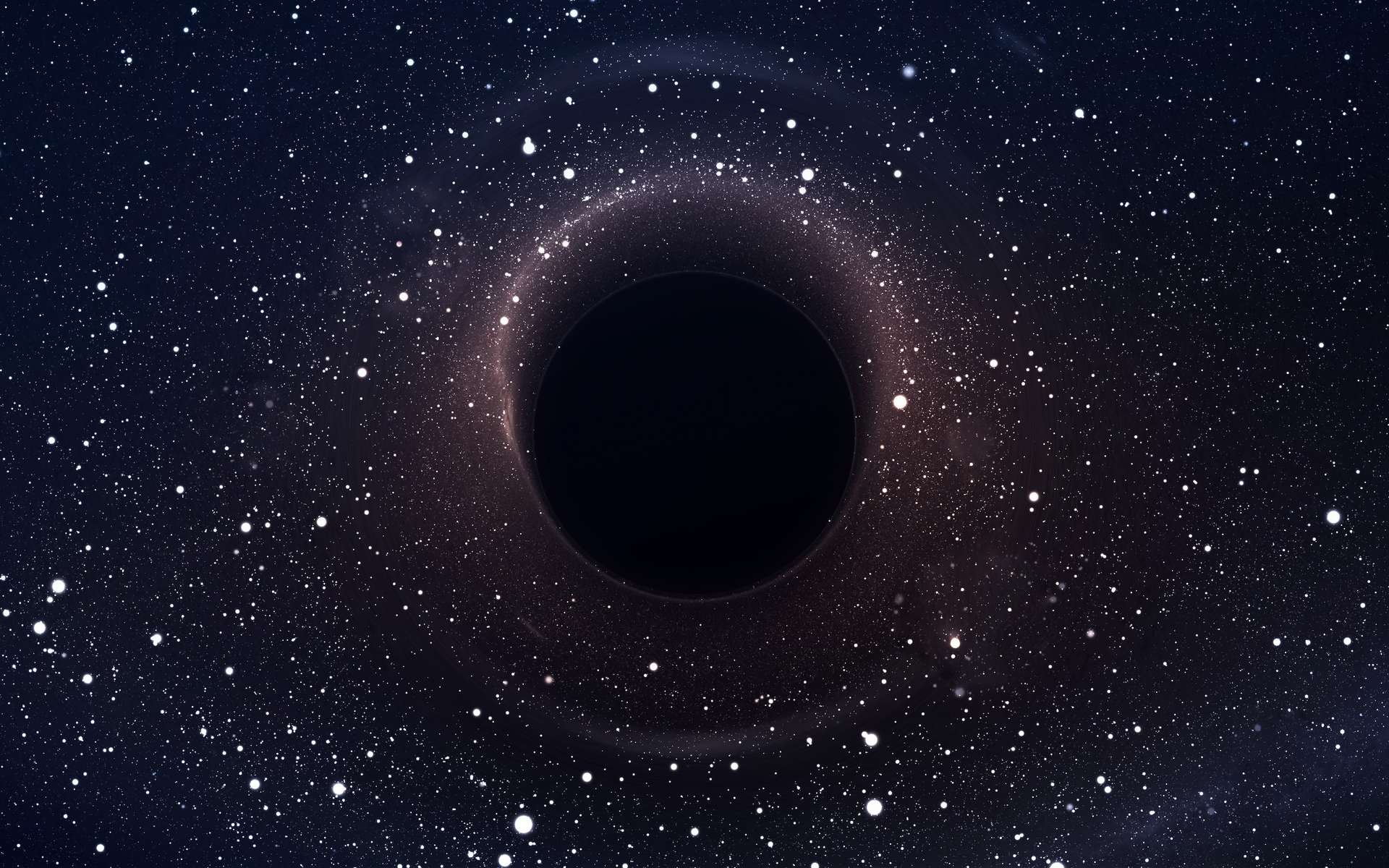 Et si le trou noir au centre de la Voie lactée était en fait… de la matière noire ?