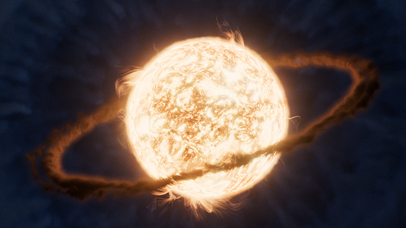 This star burped after eating a planet — but the planet was really asking for it