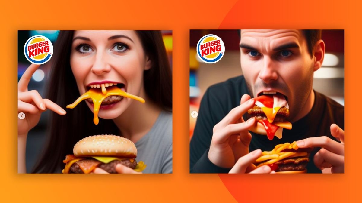 Burger King serves up horrifying AI posters