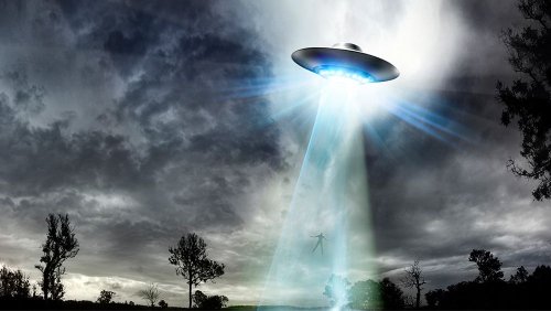 It seems a US aviation intelligence office really has put a UFO on its logo