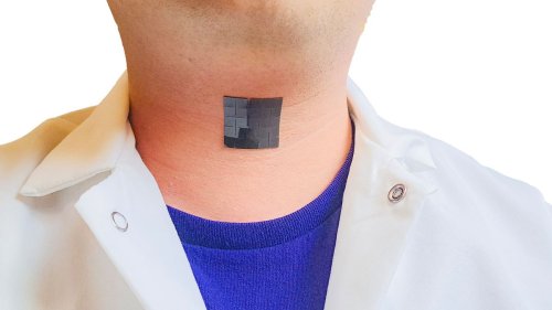 New self-powered throat patch could help people speak without vocal cords