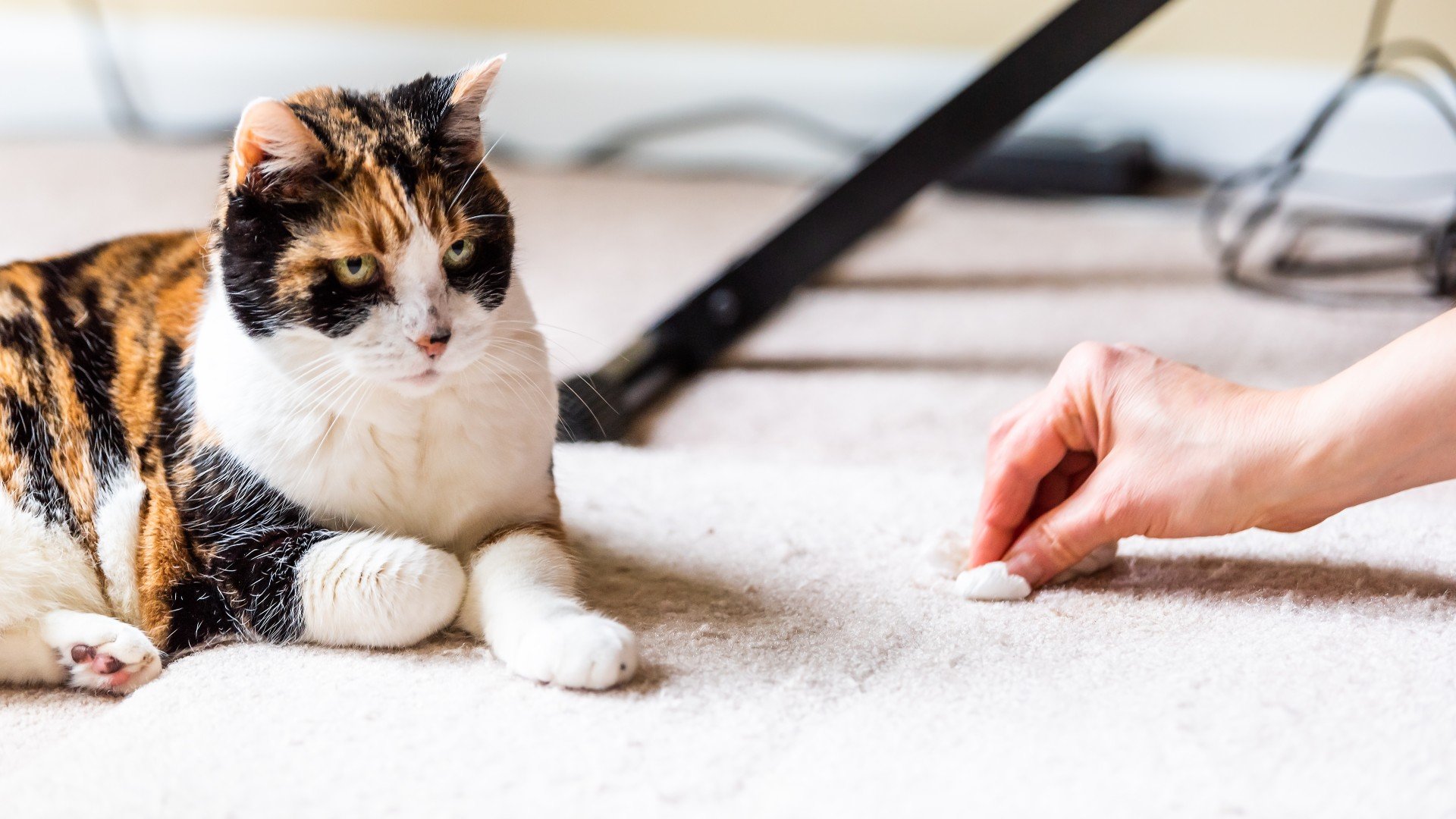 How to stop your cat peeing on the carpet