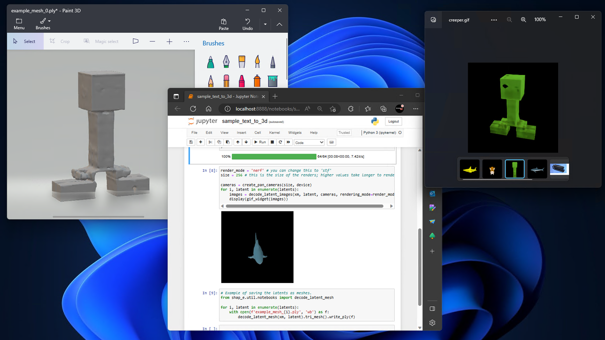 OpenAI’s Shap-E Model Makes 3D Objects From Text or Images