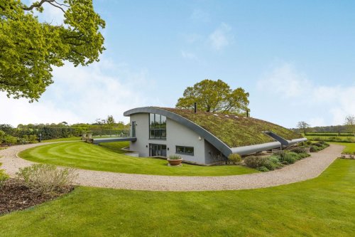 This 'Hobbit House' eco home blends into the landscape perfectly