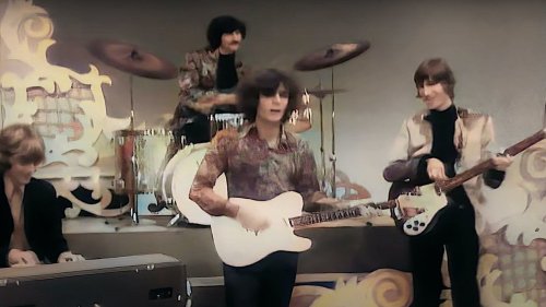 This newly-colorised footage of Pink Floyd on American Bandstand in 1967 is a trip