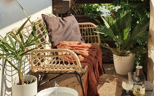 Spice up your small outdoor space