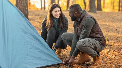 How to stake a tent the right way