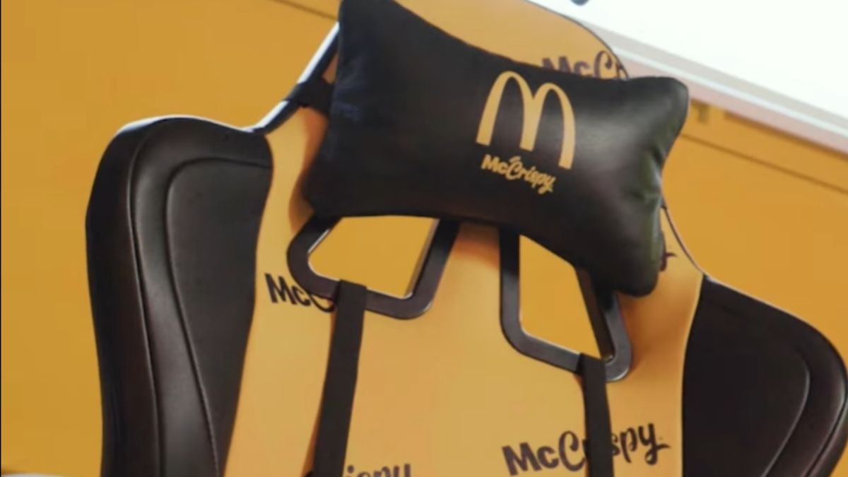 McDonald's brings us the McCrispy gaming chair to mark the downfall of man