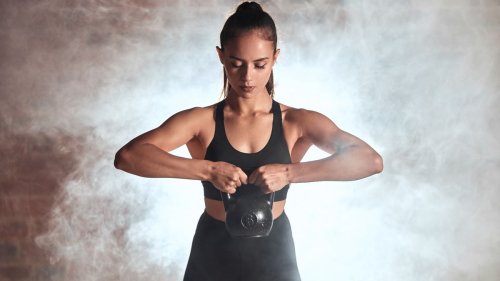 Forget push-ups — this kettlebell shoulder workout chisels your pecs and shoulders in 3 moves