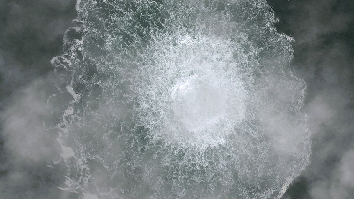 Satellite images reveal the scale of Nord Stream gas pipeline leak