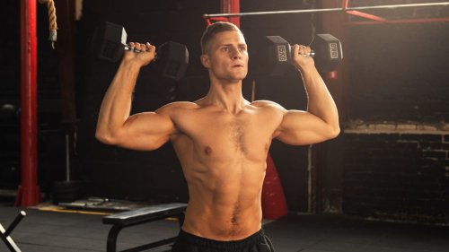 I did the dumbbell push press every day for a week — here's what happened to my body