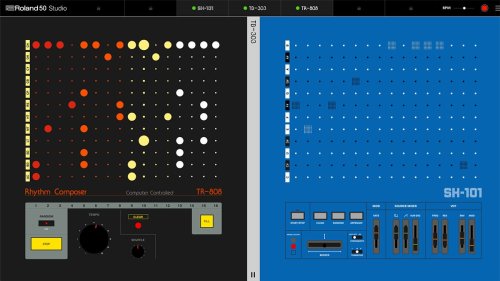 Roland50 Studio packs a TR-808, TB-303 and SH-101 into a free online music-making tool, and there could be more synths and drum machines to come