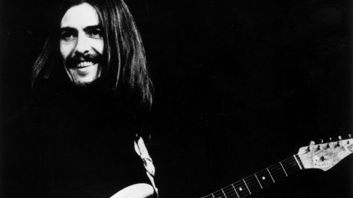 “It took me months of searching through tens of thousands of photos. And there we had it: George Harrison at home with his collection of guitars.” An unusual guitar is at the center of a mystery about the Beatles' White Album, released 56 years ago today