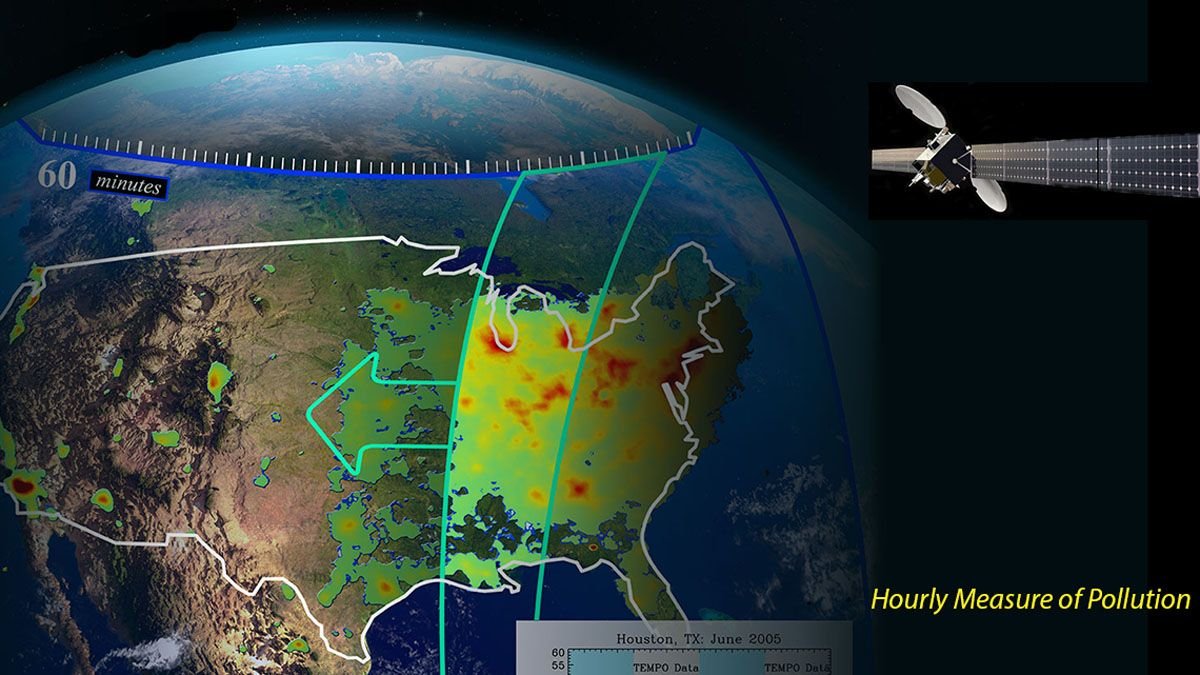 NASA's new air pollution sensor will monitor smog above America in real time