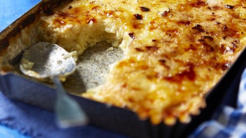 Lemon and thyme baked rice pudding