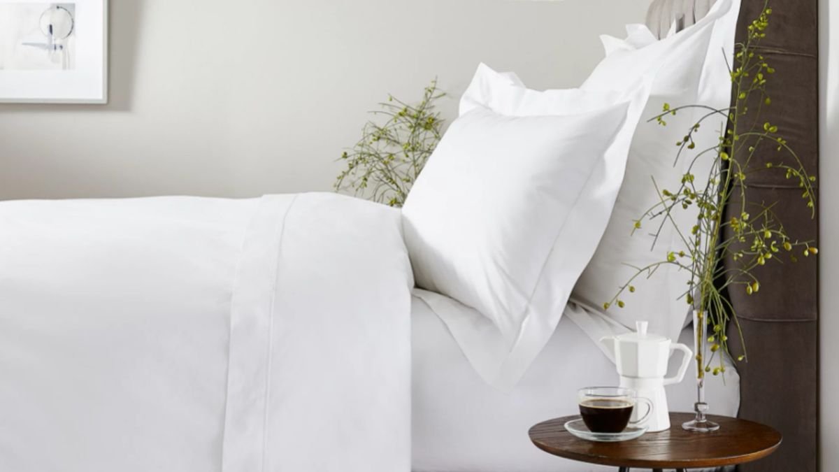 The White Company's luxurious Egyptian Cotton bedding is 20% off