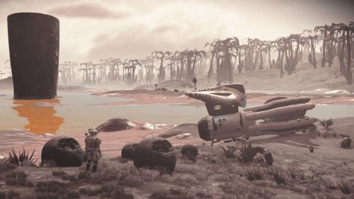 I found the most dismal No Man's Sky planet where absolutely no happiness is allowed