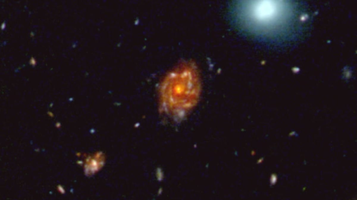 JWST finds spiral galaxy about 5 times more massive than Milky Way — scientists call it 'Big Wheel'