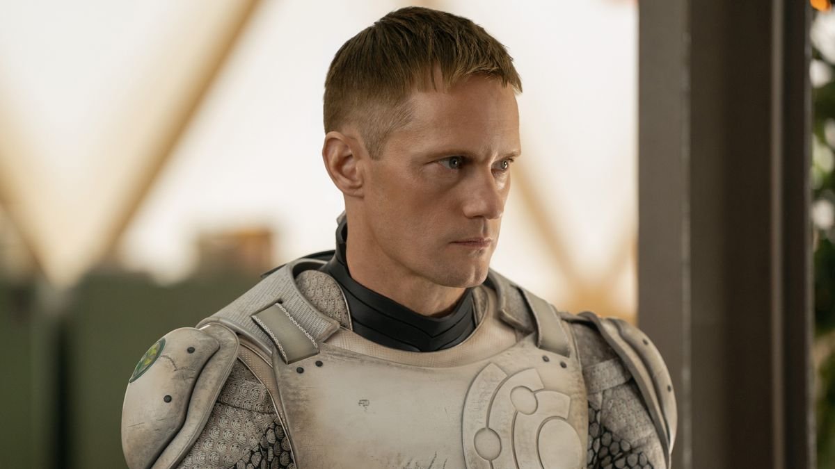 Apple TV+ unveils the trailer for a new comedic sci-fi series that sees Alexander Skarsgård as a sentient AI cyborg