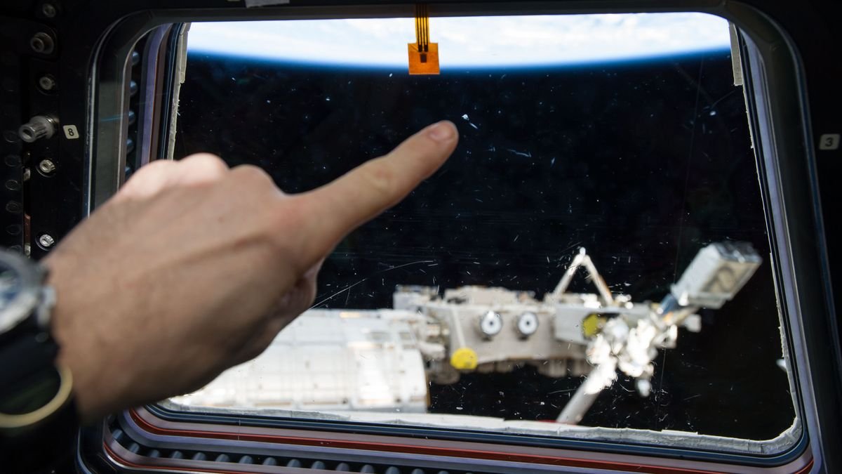 How often does the International Space Station have to dodge space debris?