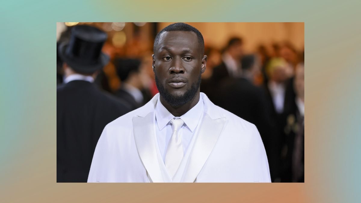 Stormzy made his Met Gala debut in this all-white Burberry look of dreams