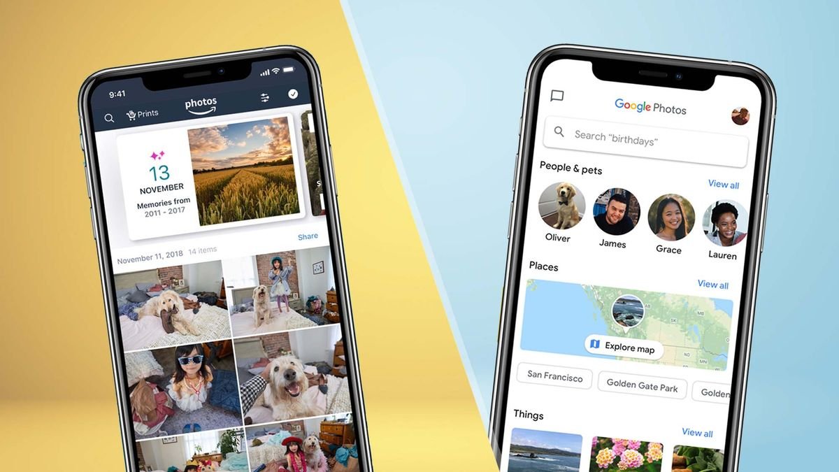 Amazon Photos vs. Google Photos: Which service is best for storage and sharing?