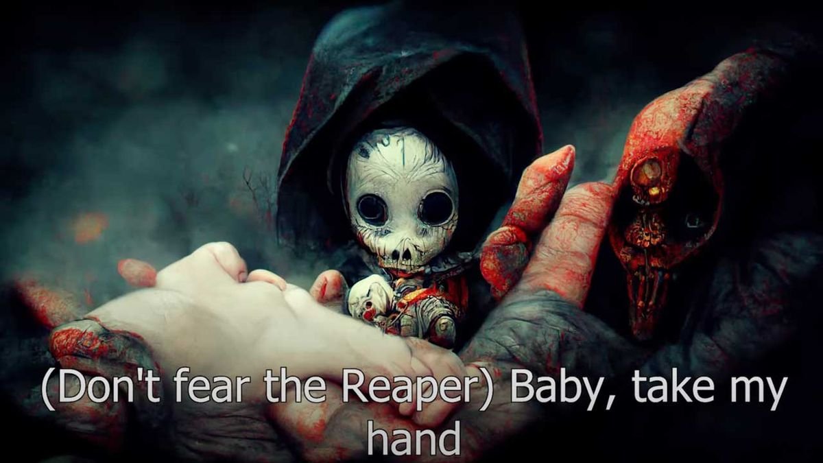 The future is here and it's a video for (Don't Fear) The Reaper created by AI
