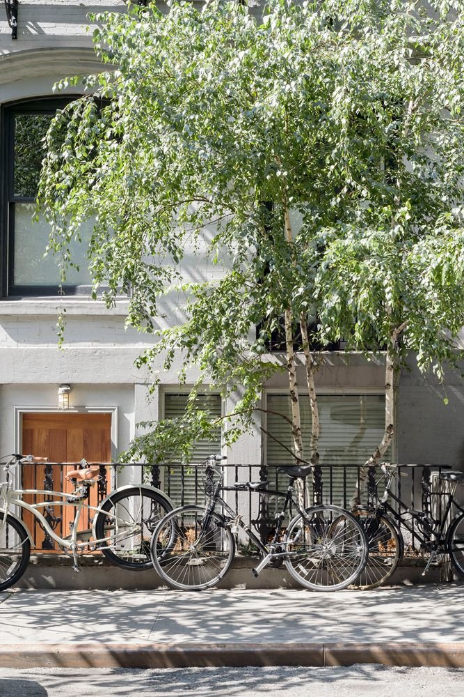Old meets new in this apartment in New York's East Village - a former community centre built in 1860