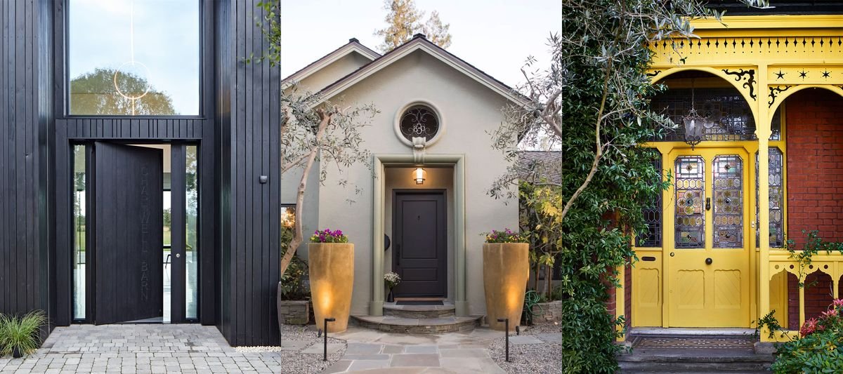 Should your front door be lighter or darker than your house? We take the fight outside