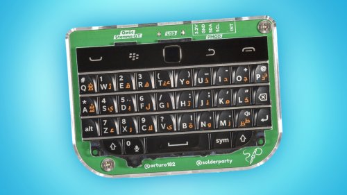 Raspberry Pi RP2040 BB Q20 HID Keyboard Fits in Your Pocket