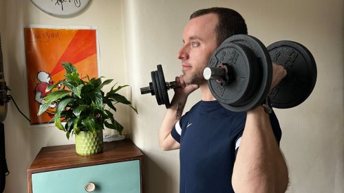 I tried this 8-move full-body dumbbell workout, and I felt stronger in just 25 minutes