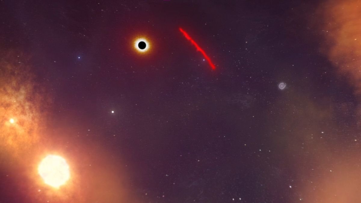 The Milky Way's monster black hole is destroying a mysterious dust cloud
