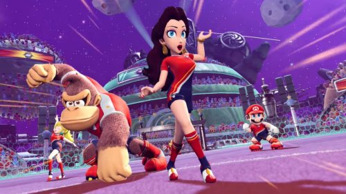 Mario Strikers Battle League adds Diddy Kong and Pauline as playable characters